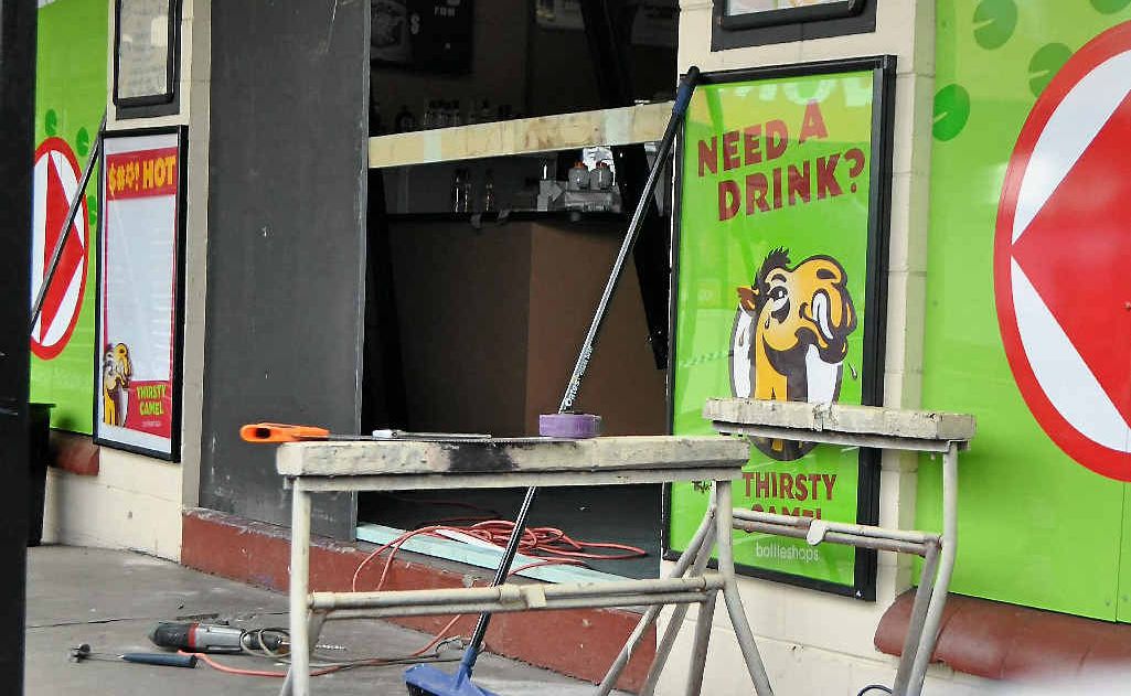 A Warwick man was given three stolen bottles of rum after accepting a ride in a car used in a ram raid on a Warwick bottle shop. A Warwick man was given three stolen bottles of rum after accepting a ride in a car used in a ram raid on a Warwick bottle shop.